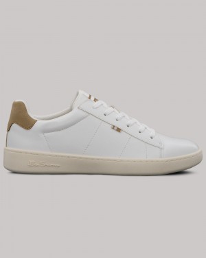 Ben Sherman Hampton Sneakers White / Brown | 7269318-FX