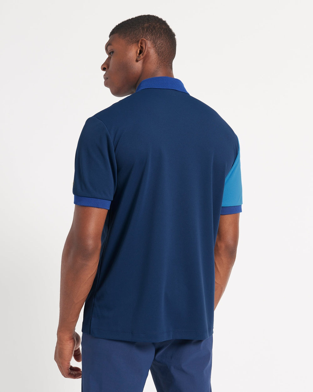 Ben Sherman 360 Motion Stretch Colorblock Polo Shirts Blue / Royal | 1395867-IH
