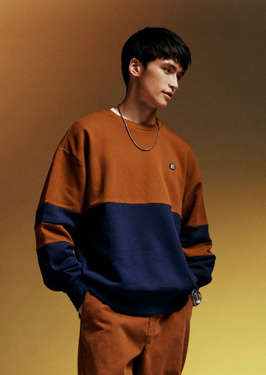 Ben Sherman B by Ben Sherman Colorblock Sweatshirts Navy | 2105793-SW