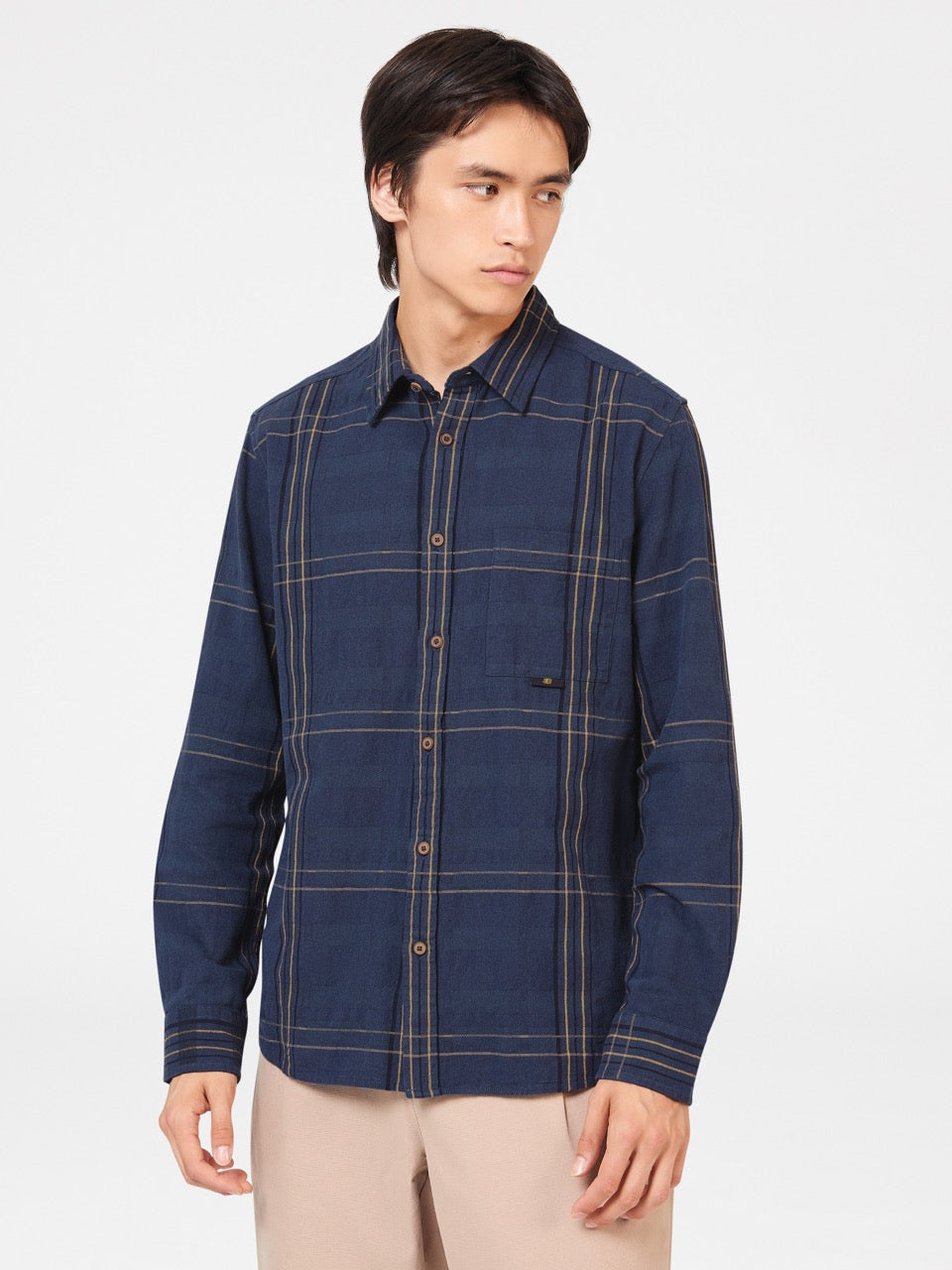 Ben Sherman B by Ben Sherman Indigo Check Shirts Indigo | 5680379-SJ