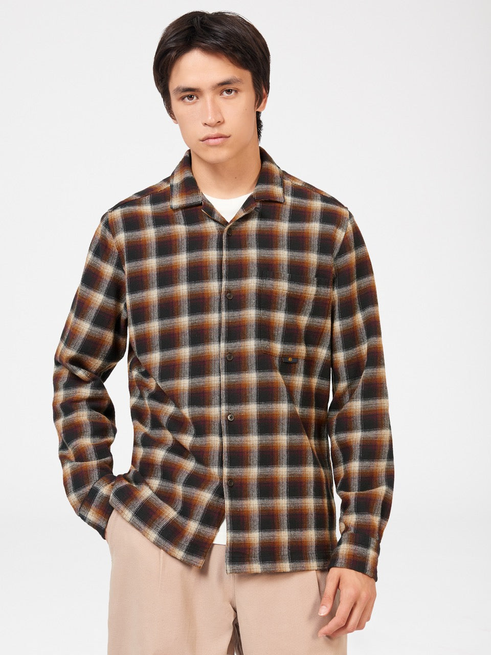 Ben Sherman B by Ben Sherman Ombre Check Shirts Brown | 8479653-AS