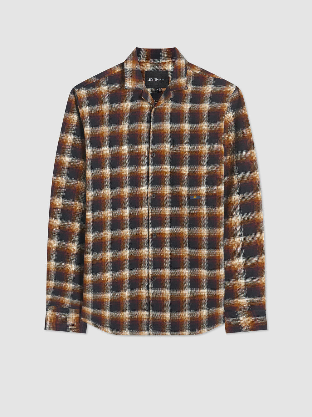 Ben Sherman B by Ben Sherman Ombre Check Shirts Brown | 8479653-AS