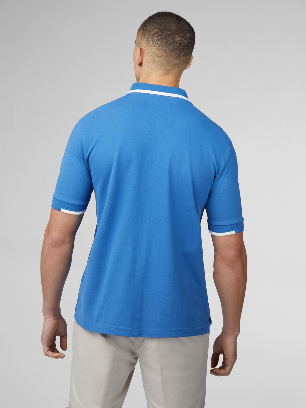 Ben Sherman B by Ben Sherman Sports Club Embroidered Polo Shirts Blue | 3627054-VS
