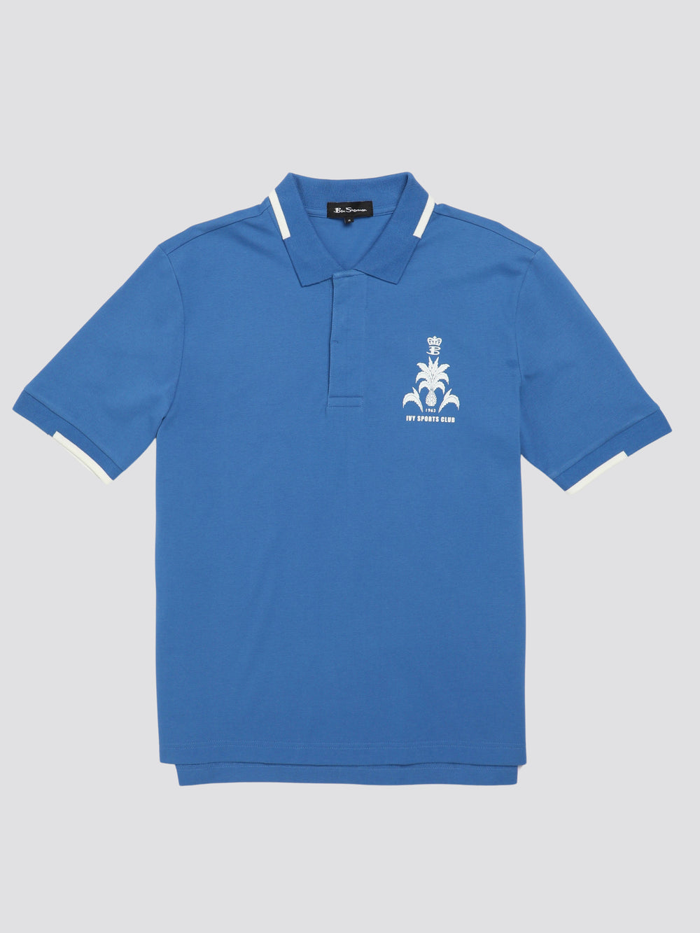 Ben Sherman B by Ben Sherman Sports Club Embroidered Polo Shirts Blue | 3627054-VS