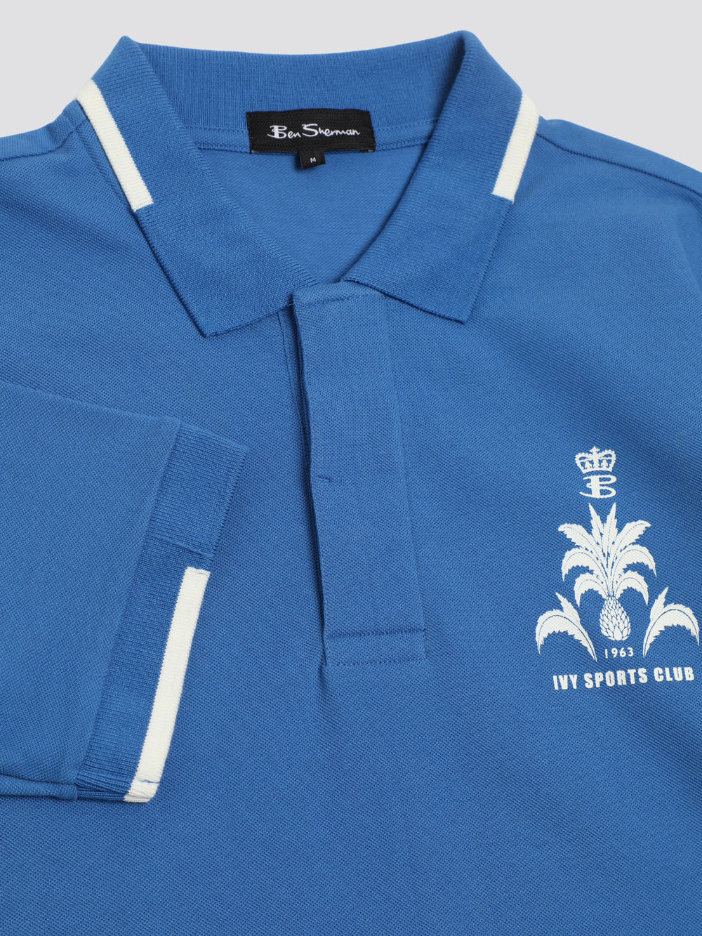 Ben Sherman B by Ben Sherman Sports Club Embroidered Polo Shirts Blue | 3627054-VS