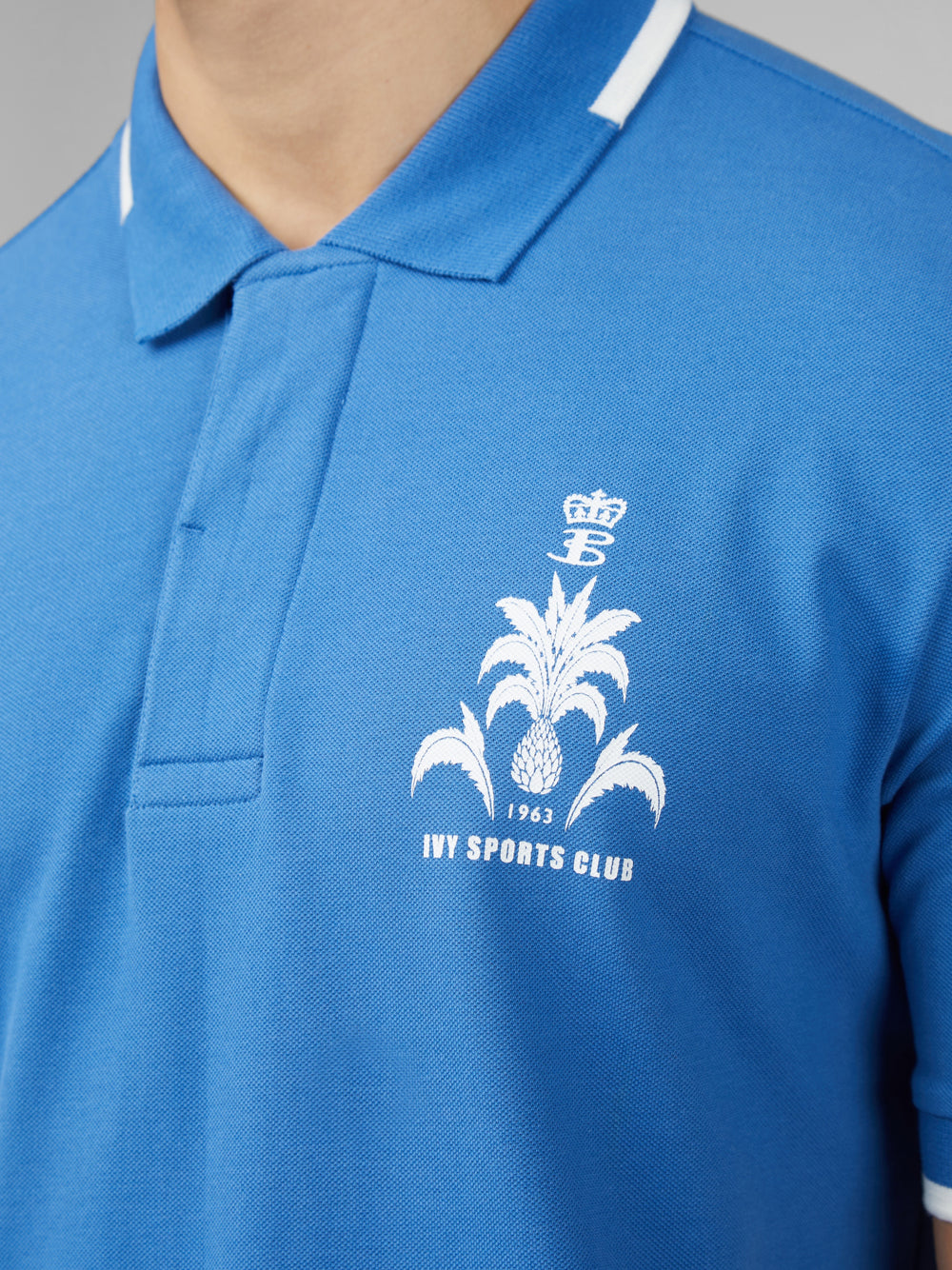Ben Sherman B by Ben Sherman Sports Club Embroidered Polo Shirts Blue | 3627054-VS