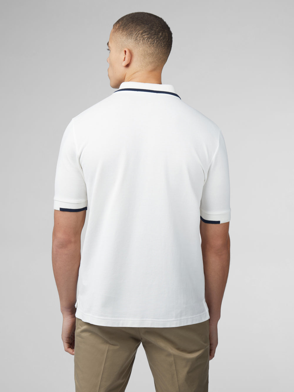 Ben Sherman B by Ben Sherman Sports Club Embroidered Polo Shirts White | 4596207-GK