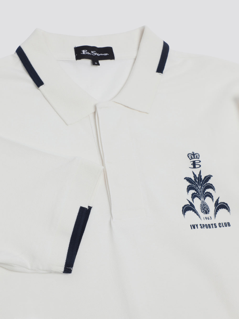 Ben Sherman B by Ben Sherman Sports Club Embroidered Polo Shirts White | 4596207-GK