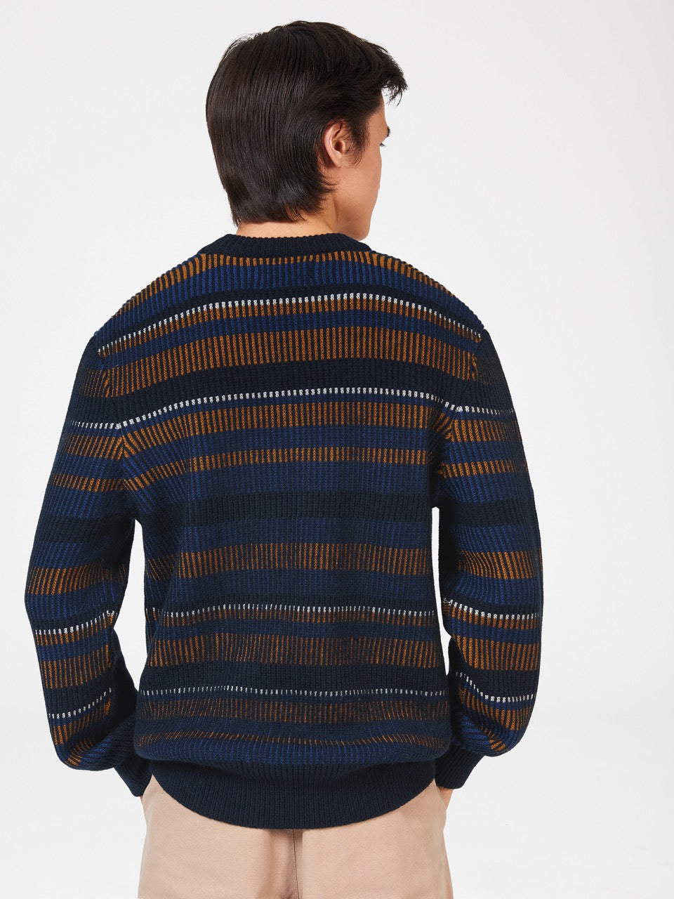 Ben Sherman B by Ben Sherman Stripe Knitwear Navy | 1038247-OY