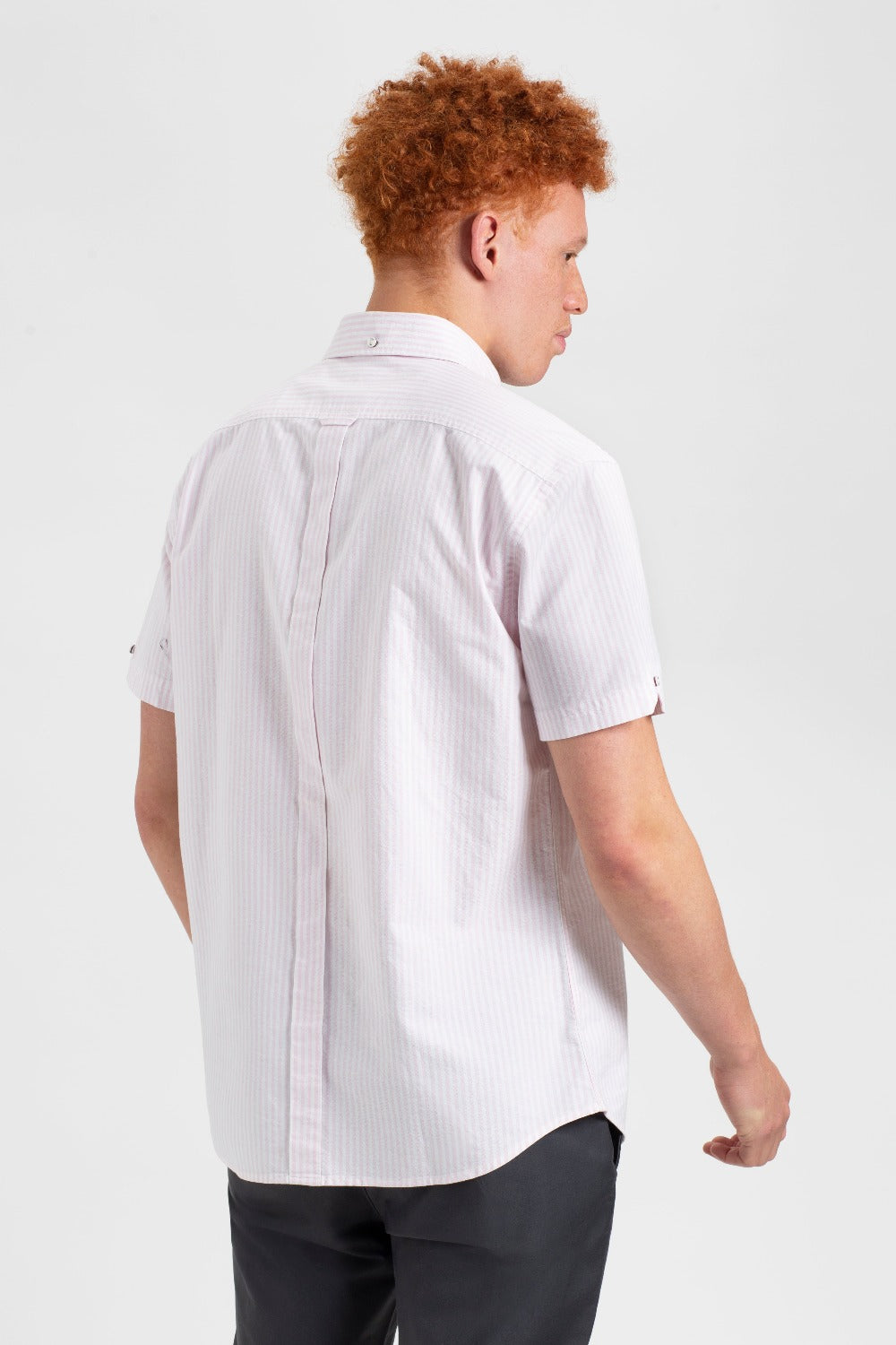 Ben Sherman Brighton Oxford Shirts Pink Stripes | 5840167-WK