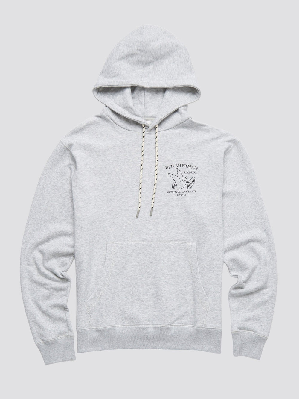 Ben Sherman Brighton Records Graphic Sweatshirts Grey | 5049283-ZH
