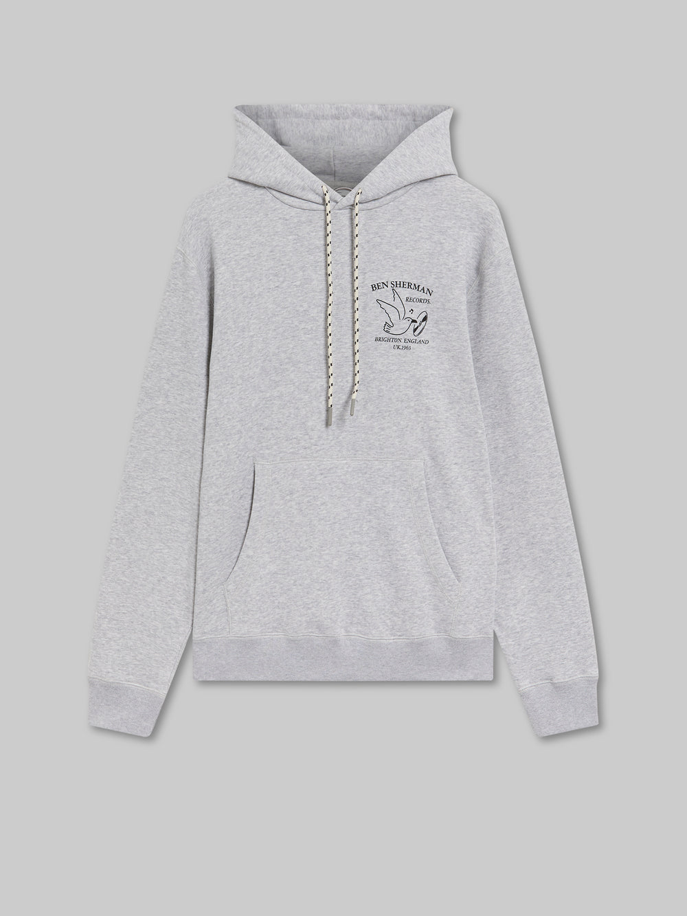 Ben Sherman Brighton Records Graphic Sweatshirts Grey | 5049283-ZH