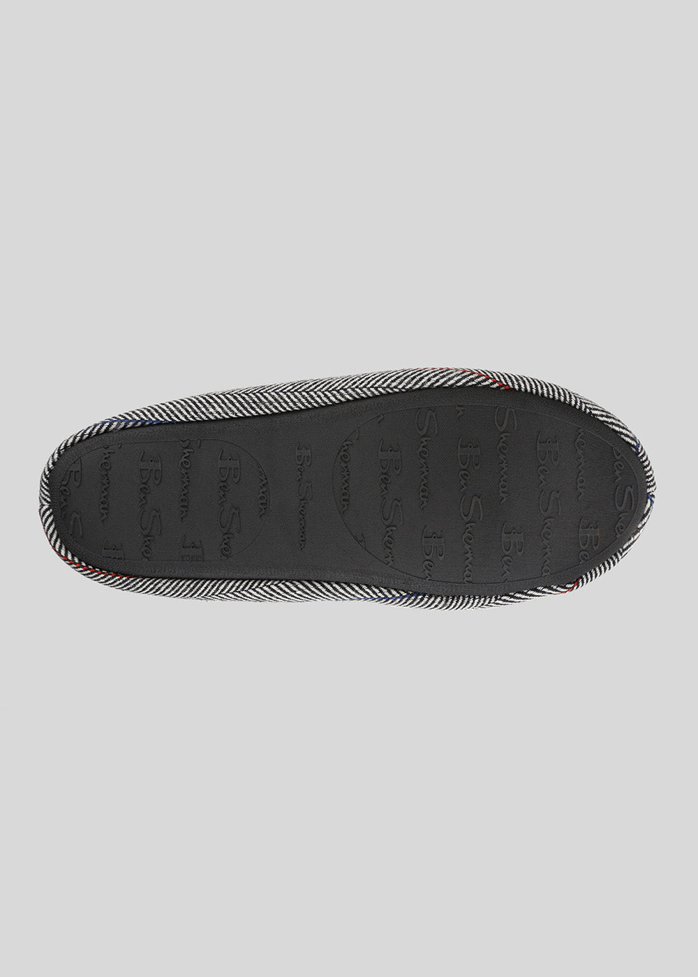 Ben Sherman Cliveden House Moccasin Slipper Grey | 5812394-FM