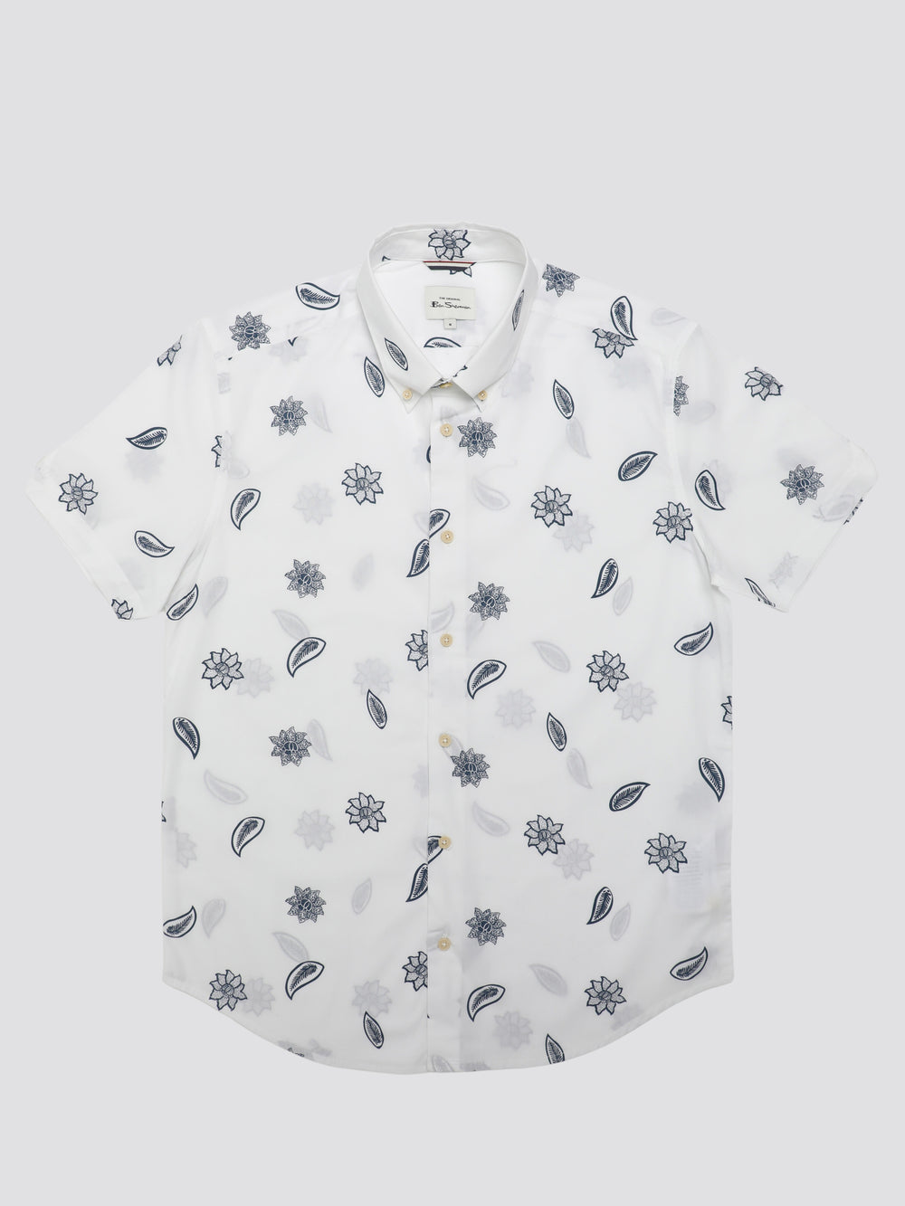 Ben Sherman Signature Floral Shirts White | 4197305-FA