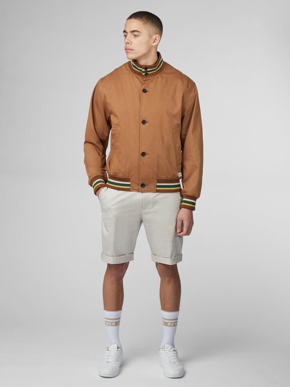 Ben Sherman Signature Heritage Bomber Jackets Light Brown | 3917246-PU