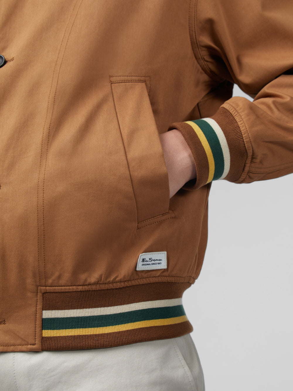 Ben Sherman Signature Heritage Bomber Jackets Light Brown | 3917246-PU