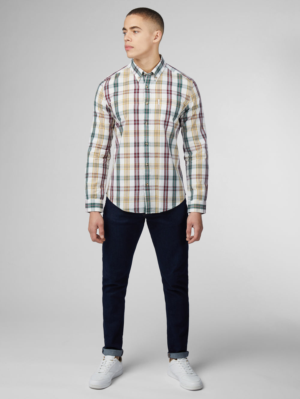 Ben Sherman Signature Heritage Check Shirts White | 6529310-HW