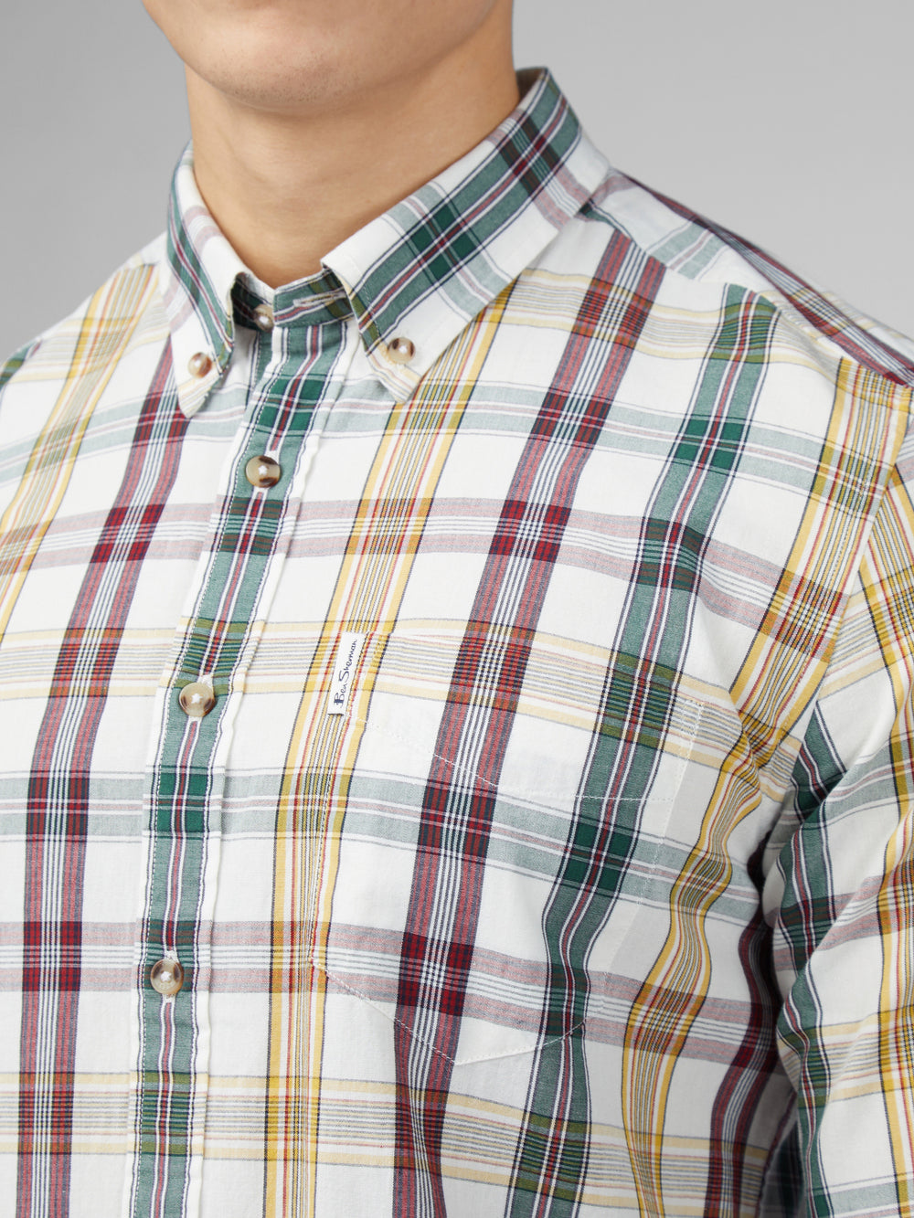 Ben Sherman Signature Heritage Check Shirts White | 6529310-HW