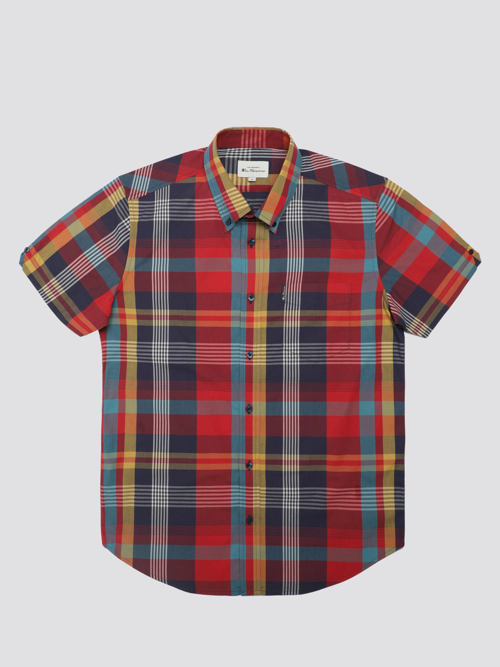 Ben Sherman Signature Large Madras Check Shirts Red | 4625183-SP