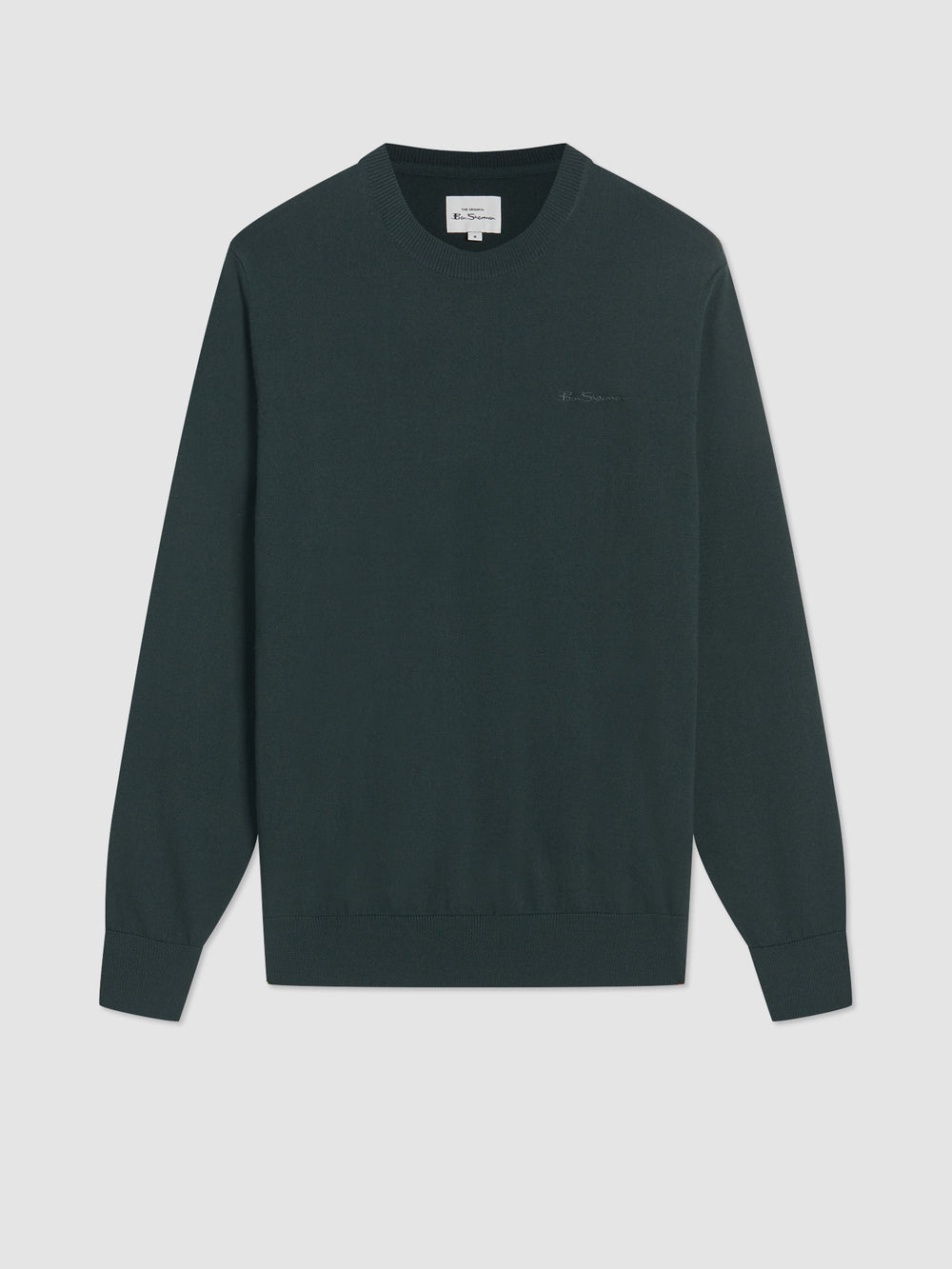 Ben Sherman Signature Merino Crewneck Knitwear Dark Green | 8635094-DE