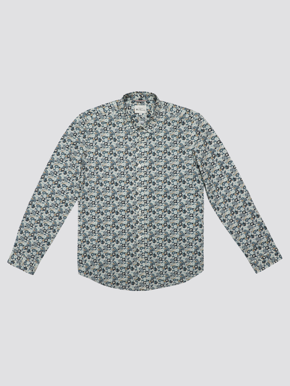 Ben Sherman Signature Multicolor Floral Shirts Blue | 2305817-DH