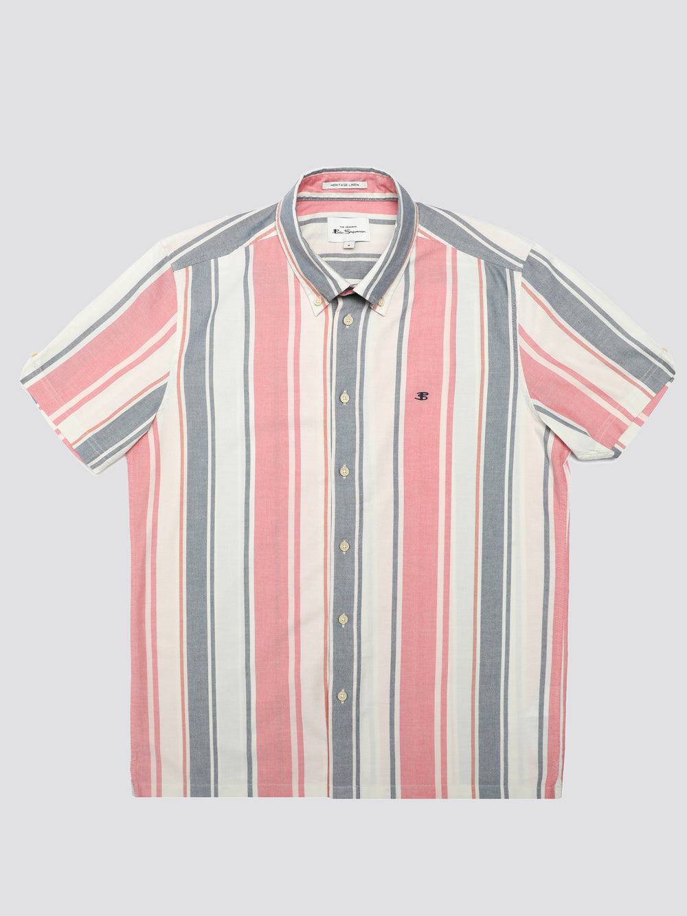 Ben Sherman Signature Multicolor Stripe Shirts Dark Pink | 5039628-VX