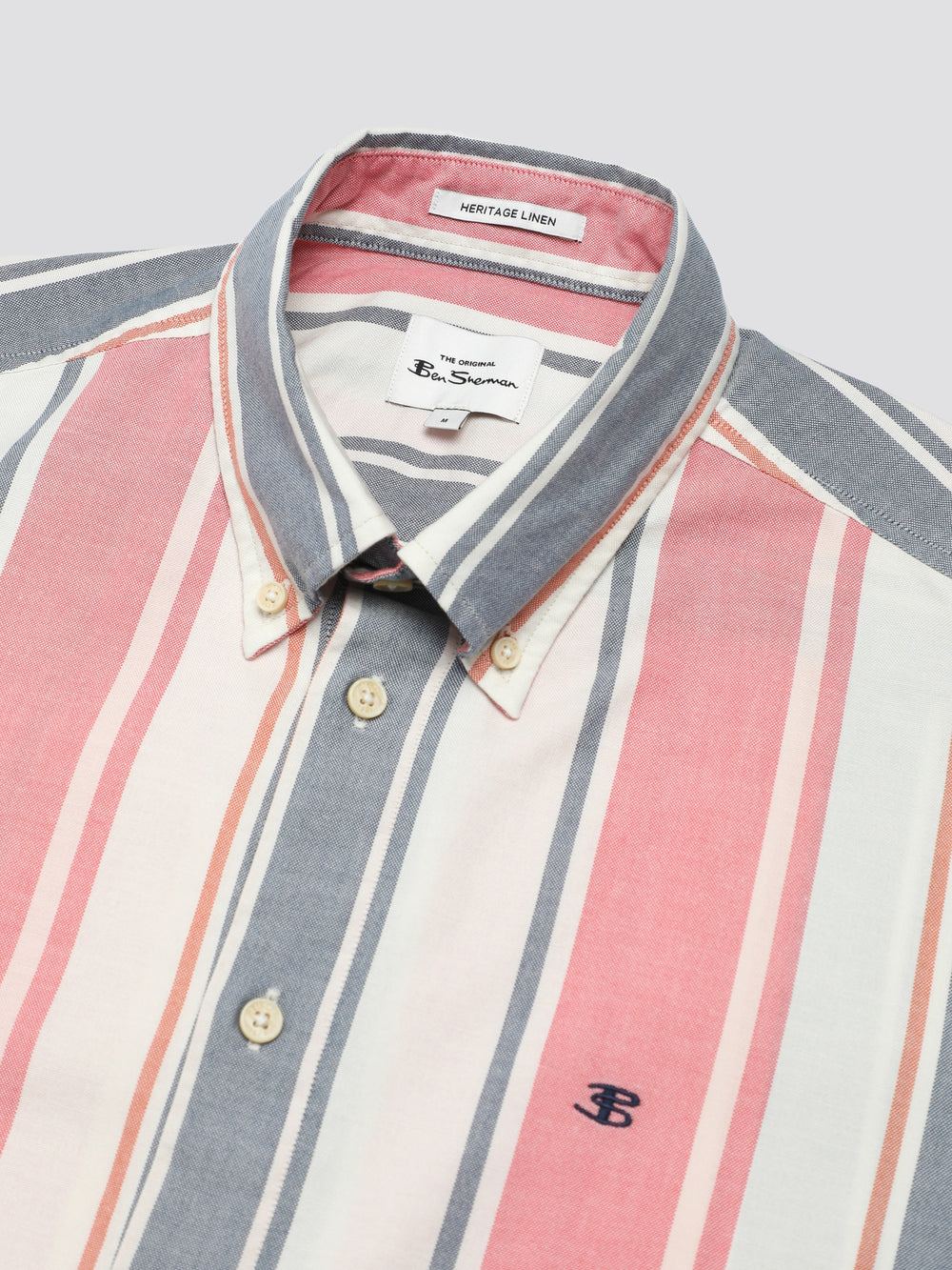 Ben Sherman Signature Multicolor Stripe Shirts Dark Pink | 5039628-VX