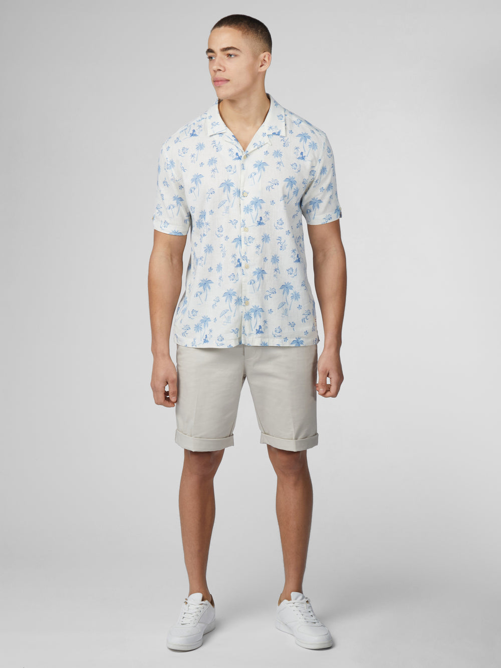 Ben Sherman Signature Resort Shirts White | 7312864-AF