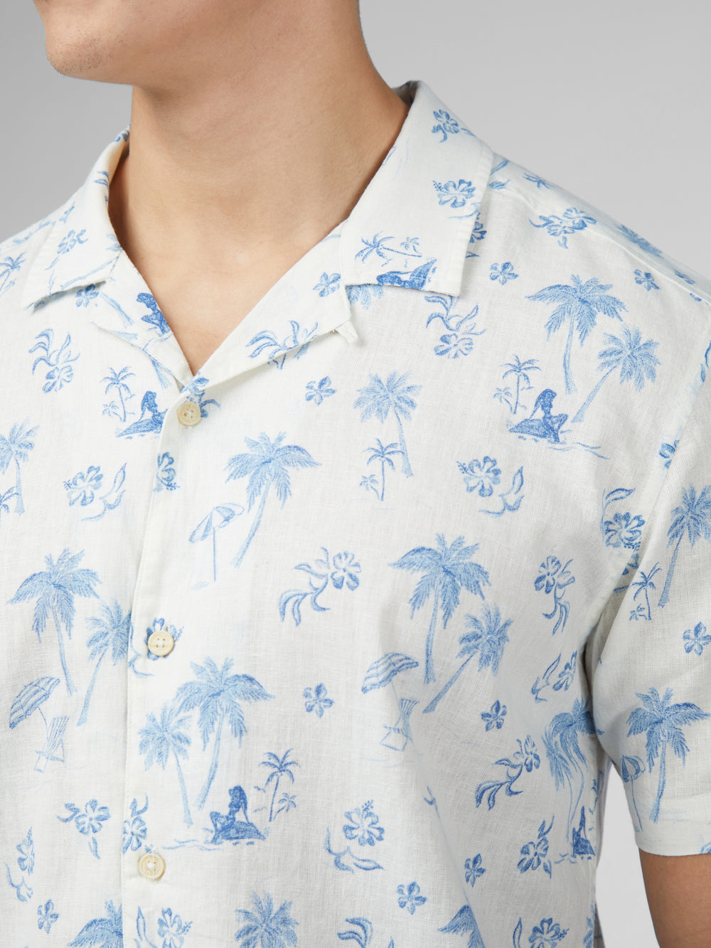 Ben Sherman Signature Resort Shirts White | 7312864-AF