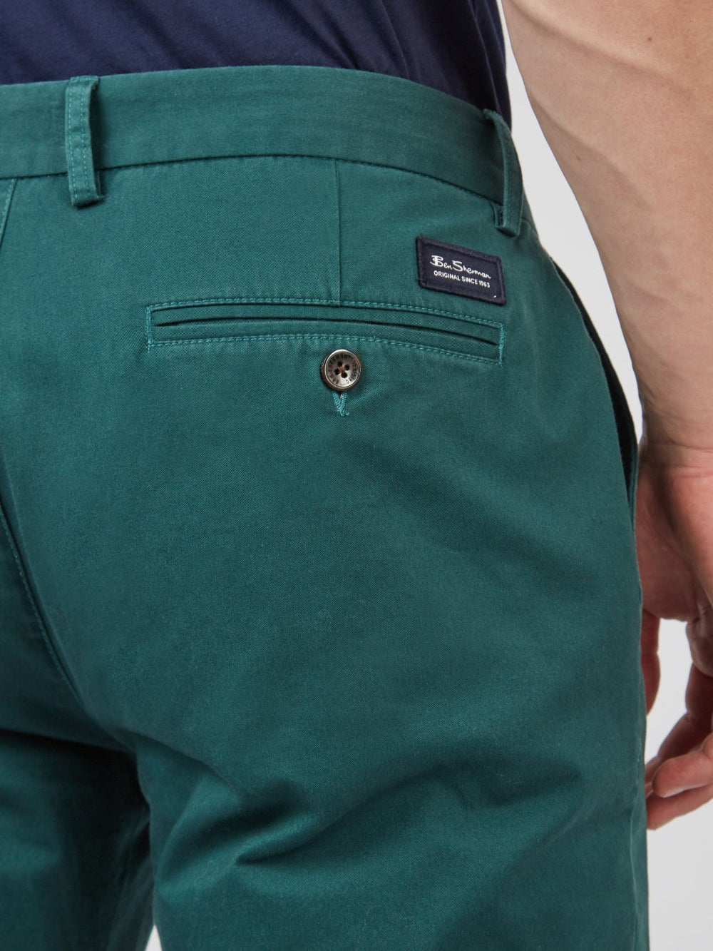 Ben Sherman Signature Slim Stretch Chino Pants Green | 0846375-AG