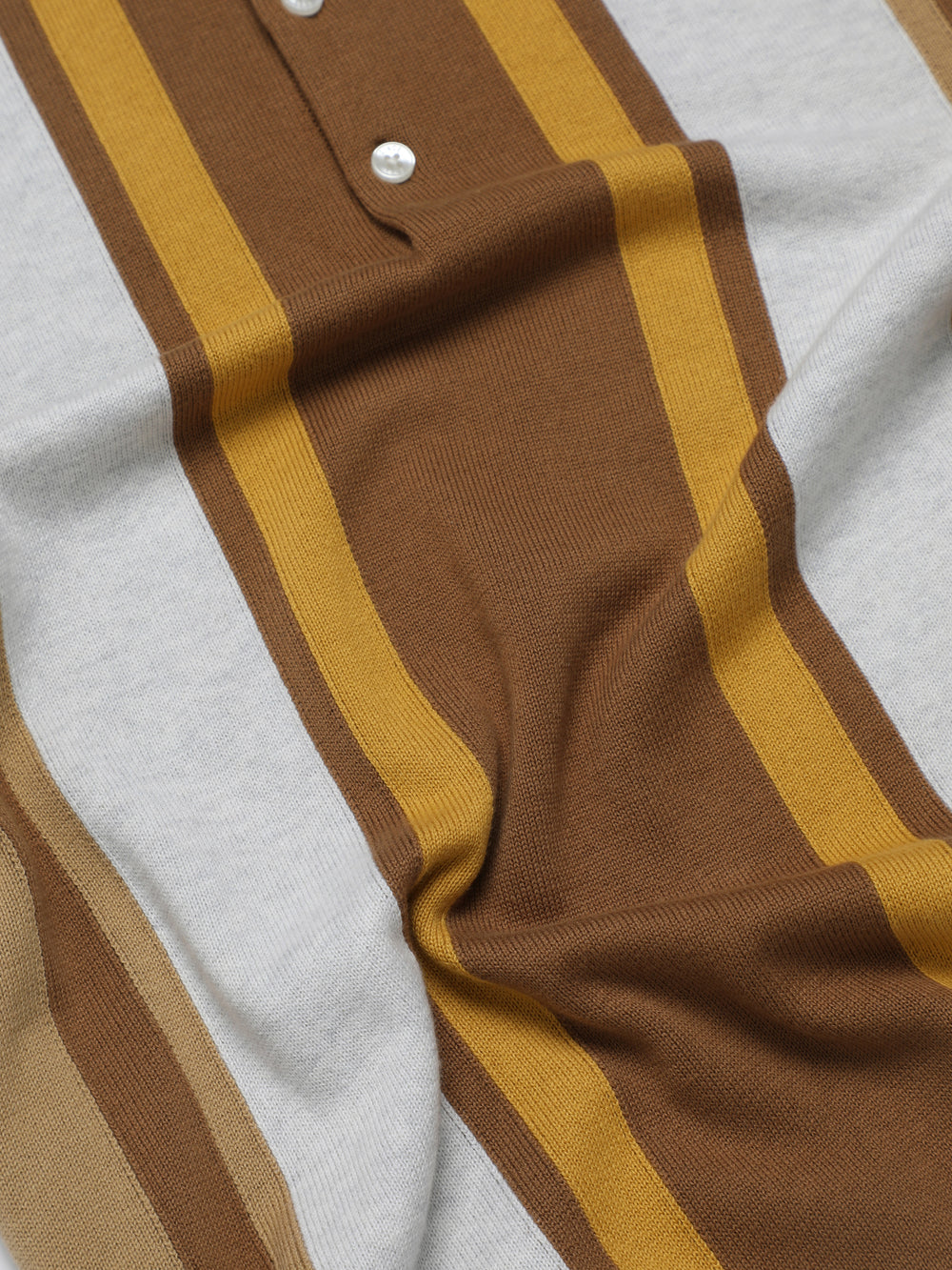 Ben Sherman Signature Vertical Stripe Polo Knitwear White | 1982546-NF