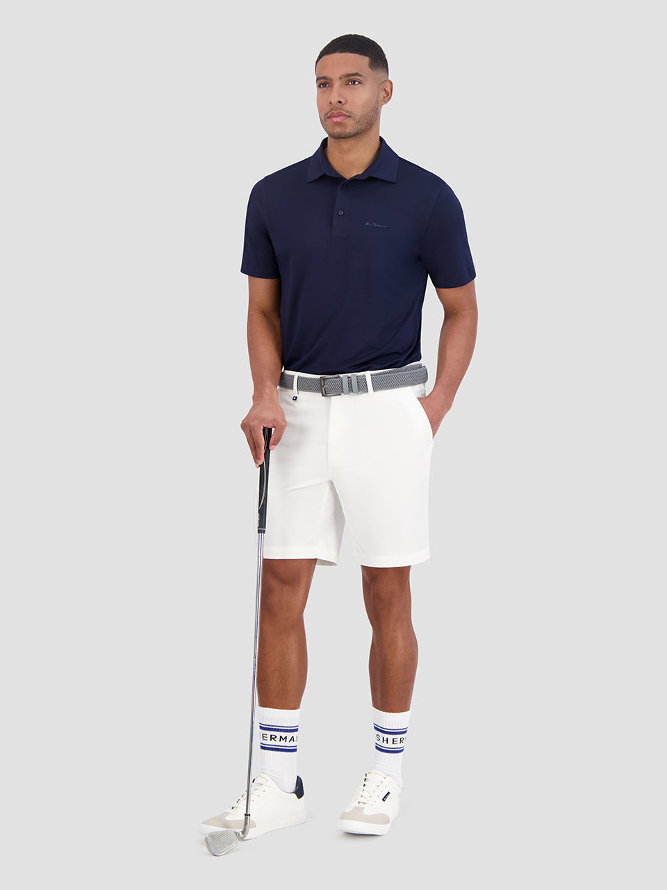 Ben Sherman Solid Air Pique Sports Fit Polo Shirts Navy | 2956703-ZF