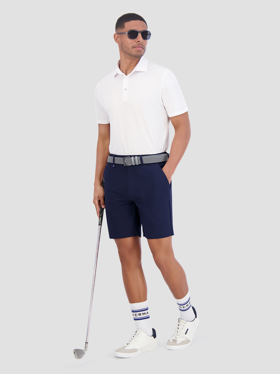 Ben Sherman Solid Air Pique Sports Fit Polo Shirts White | 2903875-TC