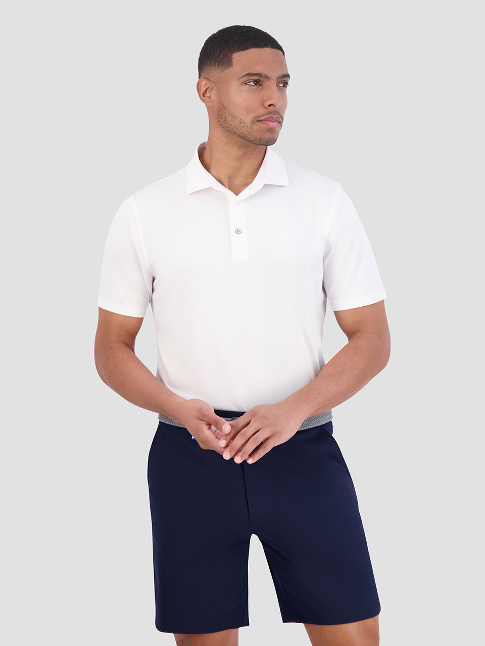 Ben Sherman Solid Air Pique Sports Fit Polo Shirts White | 2903875-TC