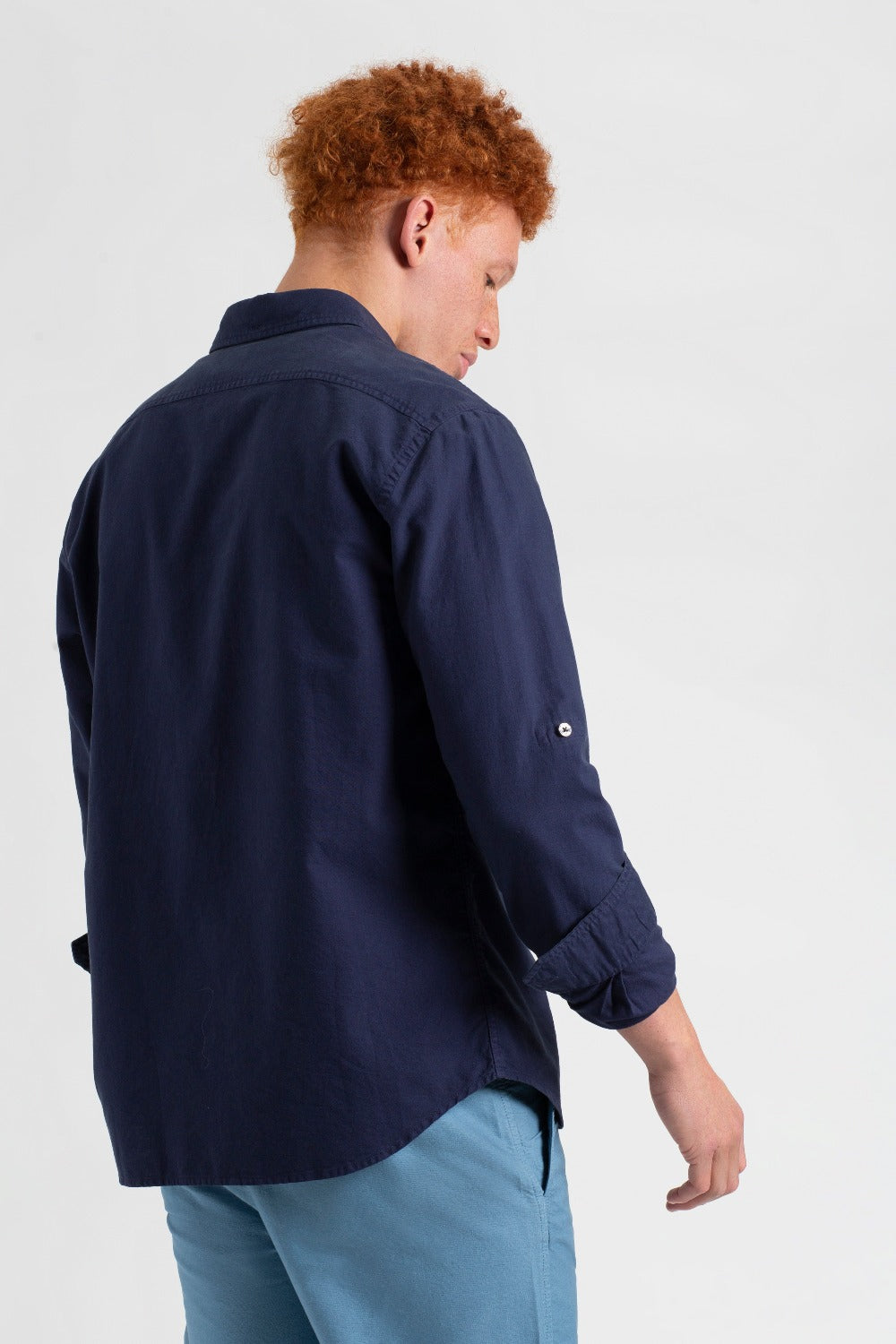 Ben Sherman St. Ives Resort Oxford Shirts Indigo Navy | 6985247-OT