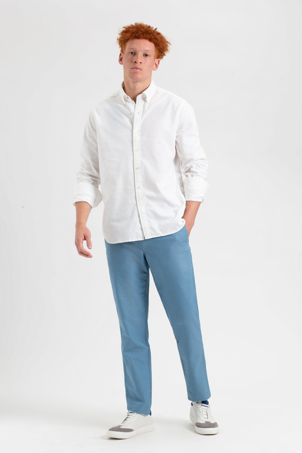 Ben Sherman St. Ives Resort Oxford Shirts White | 8103724-BK