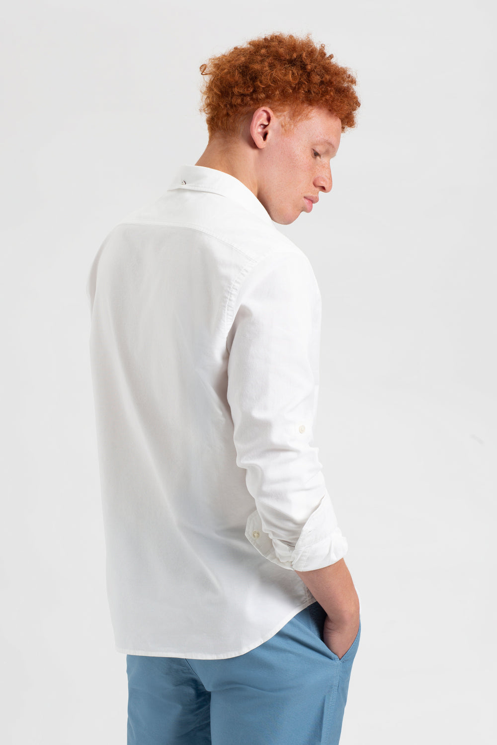 Ben Sherman St. Ives Resort Oxford Shirts White | 8103724-BK