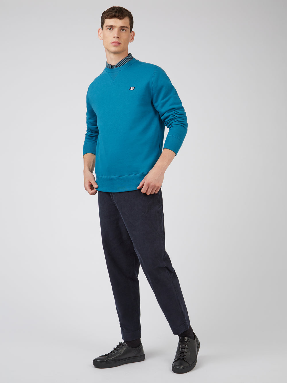 Ben Sherman Tapered Corduroy Pants Black | 9512437-WH