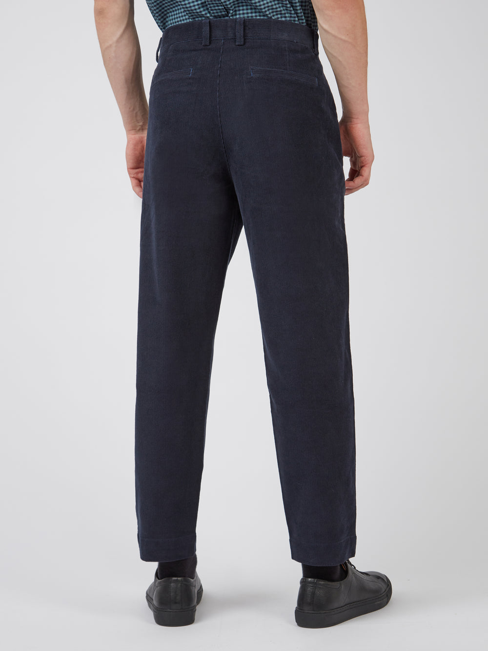 Ben Sherman Tapered Corduroy Pants Black | 9512437-WH