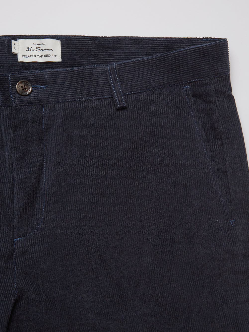 Ben Sherman Tapered Corduroy Pants Black | 9512437-WH